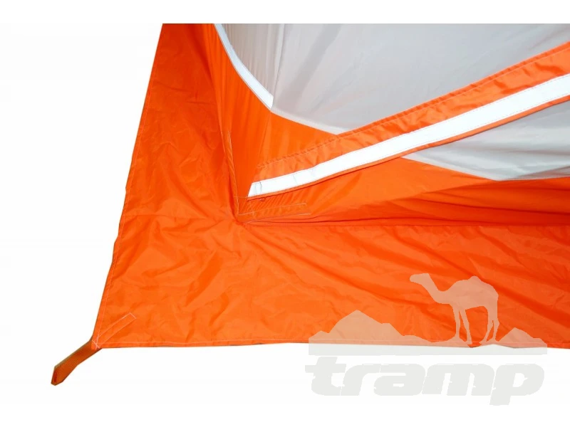 Палатки Зимняя палатка Призма Премиум STRONG (2-сл) 225*215 (бело-оранжевый)