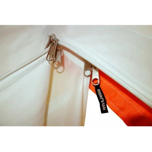 Зимняя палатка Призма Премиум STRONG (2-сл) 225*215 (бело-оранжевый)