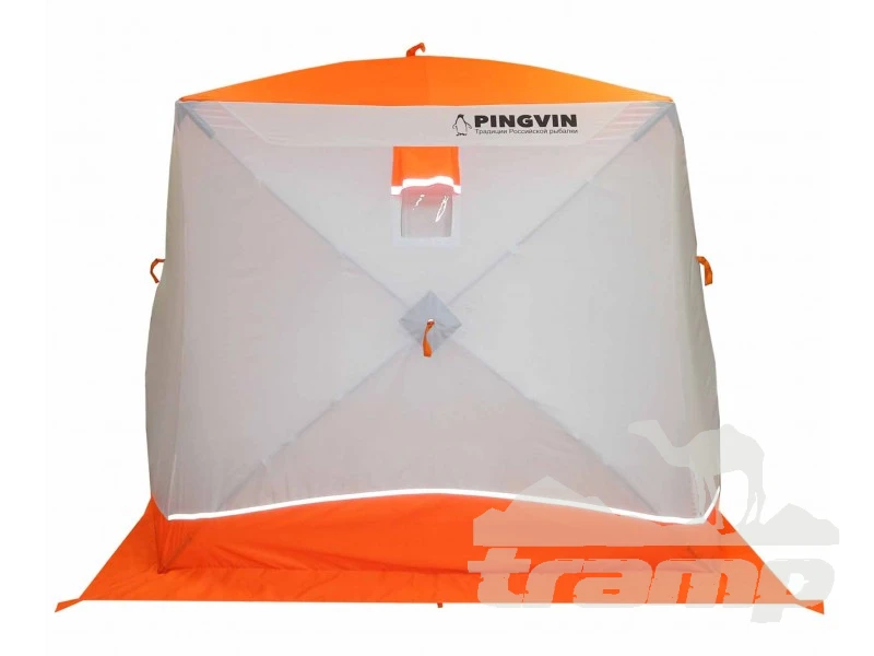 Палатки Зимняя палатка Призма BRAND NEW (2-сл) 200*185 (бело-орананжевый)