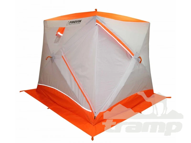 Палатки Зимняя палатка Призма BRAND NEW (2-сл) 200*185 (бело-орананжевый)