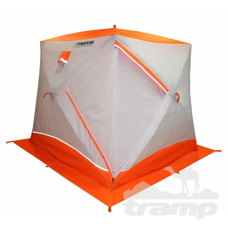 Палатки Зимняя палатка Призма BRAND NEW (2-сл) 200*185 (бело-орананжевый)