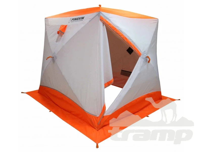 Палатки Зимняя палатка Призма BRAND NEW (2-сл) 200*185 (бело-орананжевый)