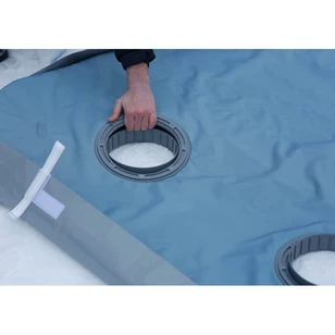 Дно гидро-термоизоляционное Лотос Куб 4 (260х210) с фланцами