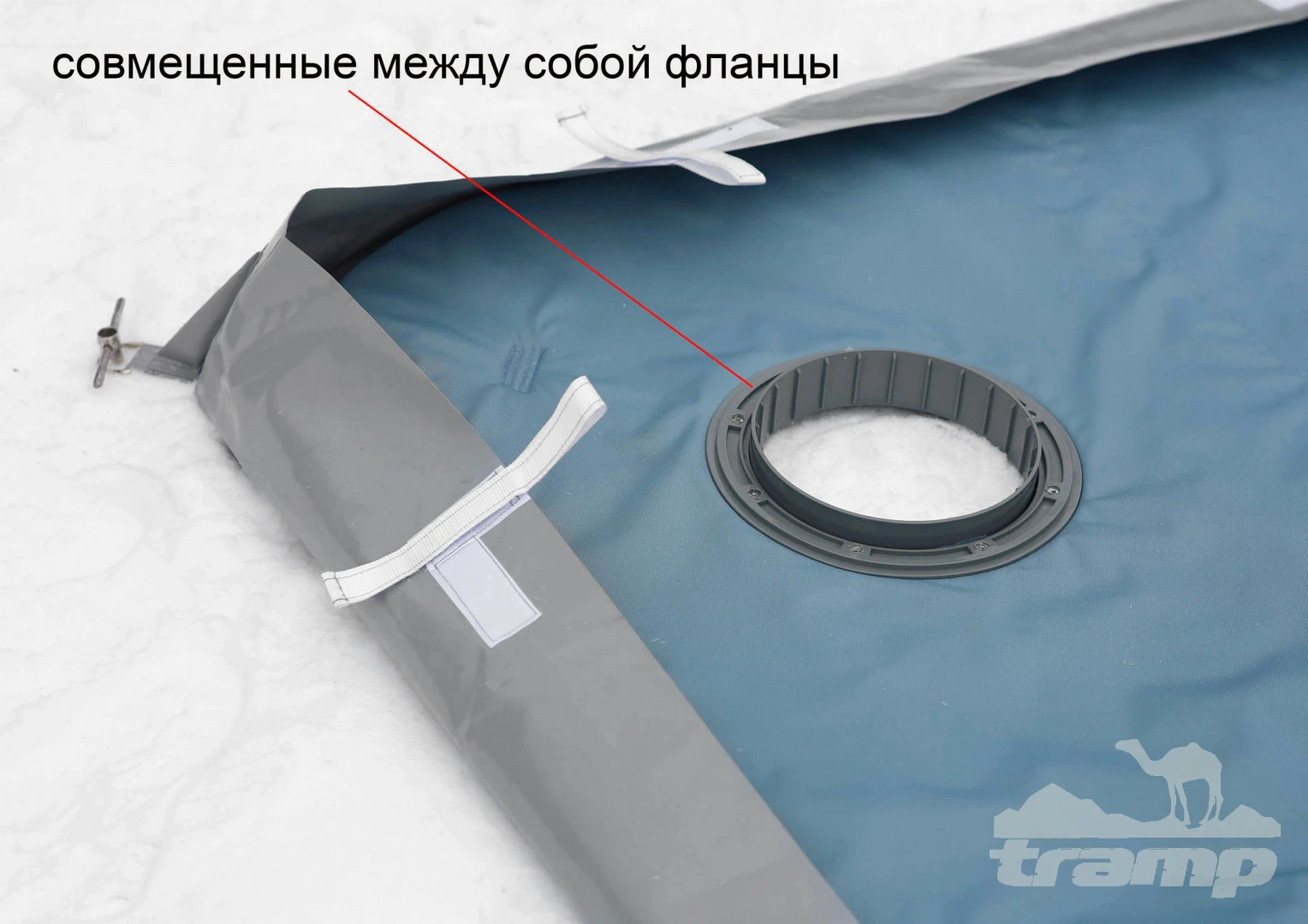 Комплектующие для палаток Дно гидро-термоизоляционное Лотос Куб 3 (210х210) с фланцами