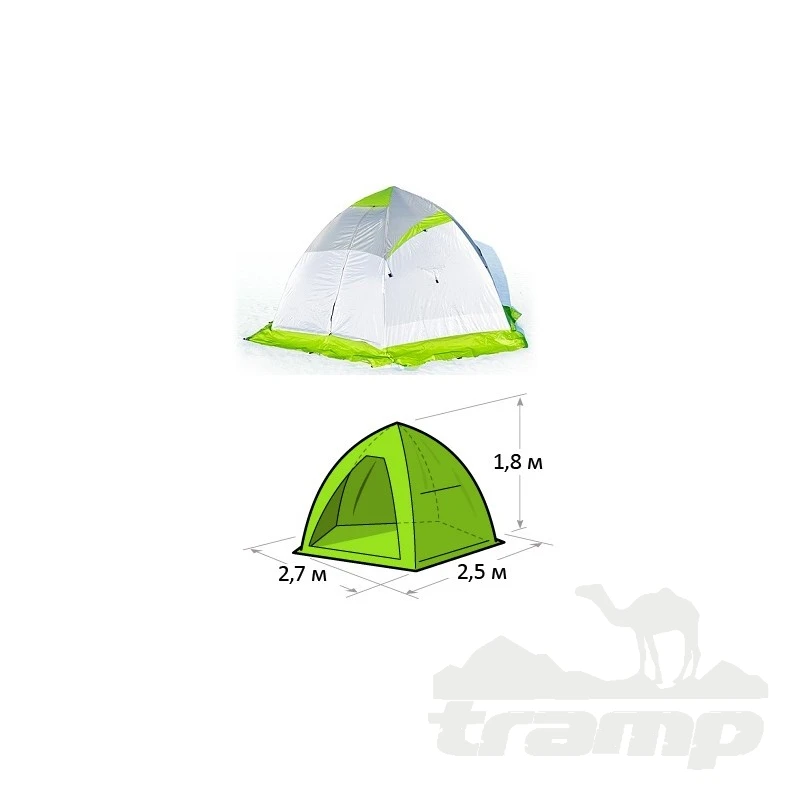 Палатки Зимняя палатка Лотос 3С (270х255/180 см)