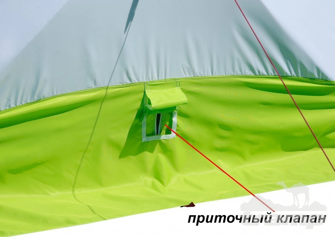 Палатки Зимняя палатка Лотос КубоЗонт 4 Компакт Термо (260х260/215 см)