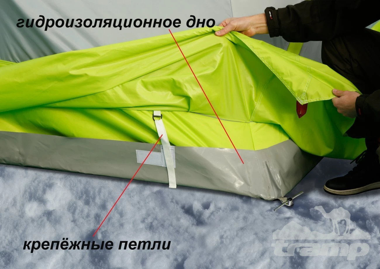 Палатки Зимняя палатка Лотос КубоЗонт 4 Компакт Термо (260х260/215 см)