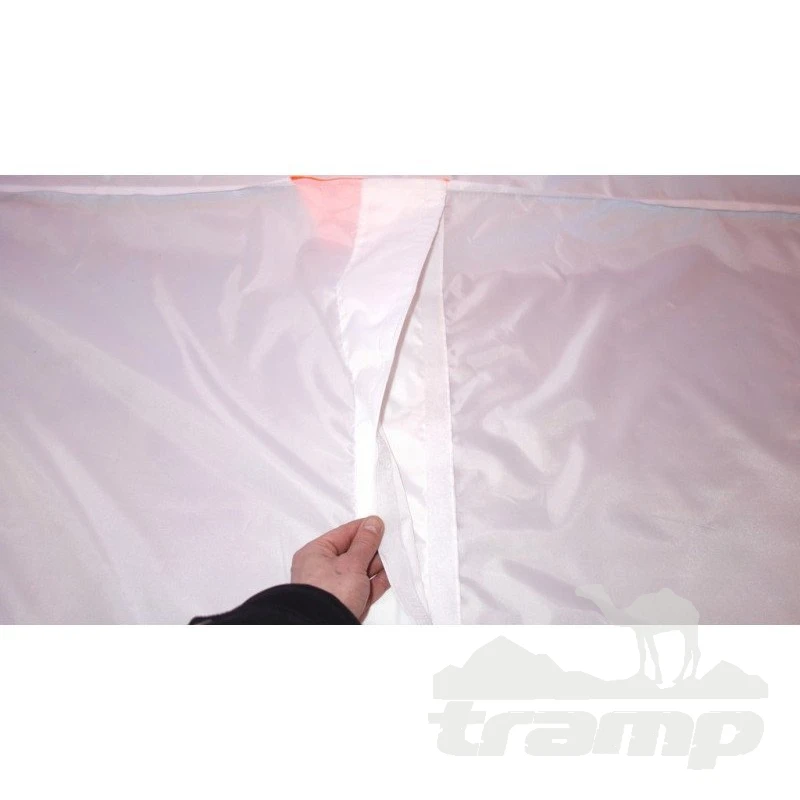 Палатки Зимняя палатка Пингвин Mr. Fisher 200 вшитый пол на липучке 200*200 (бело-оранжевый)