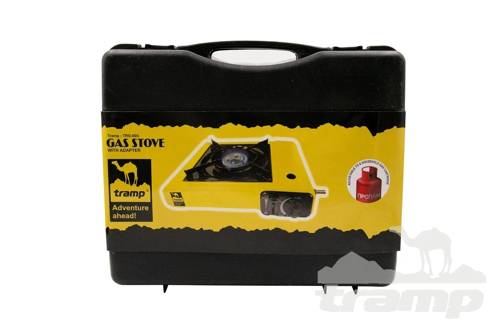 Газовое оборудование Плита туристическая газовая Tramp TRG-006 (с переходником)