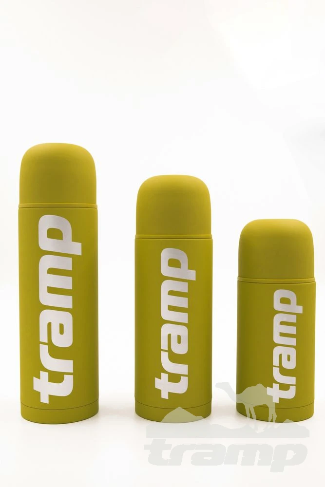 Походная посуда Термос Tramp Soft Touch 1.0 л оливковый