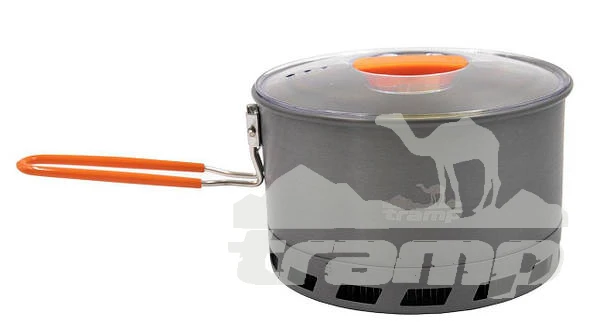 Походная посуда Котелок туристический Tramp Firebird с термообменником из анодированного алюминия 2.2 л TRC-119