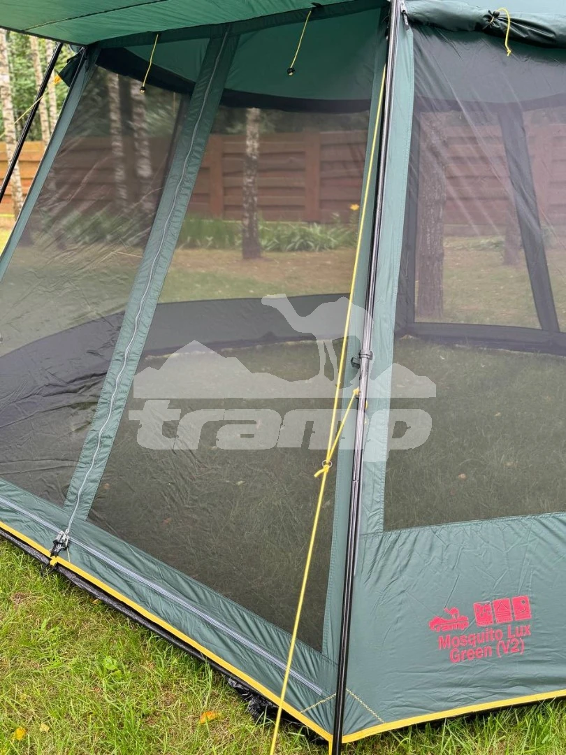Шатрово-тентовая продукция Палатка-Шатер TRAMP Mosquito LUX Green 4.3х3.7х2.25 м (V2)