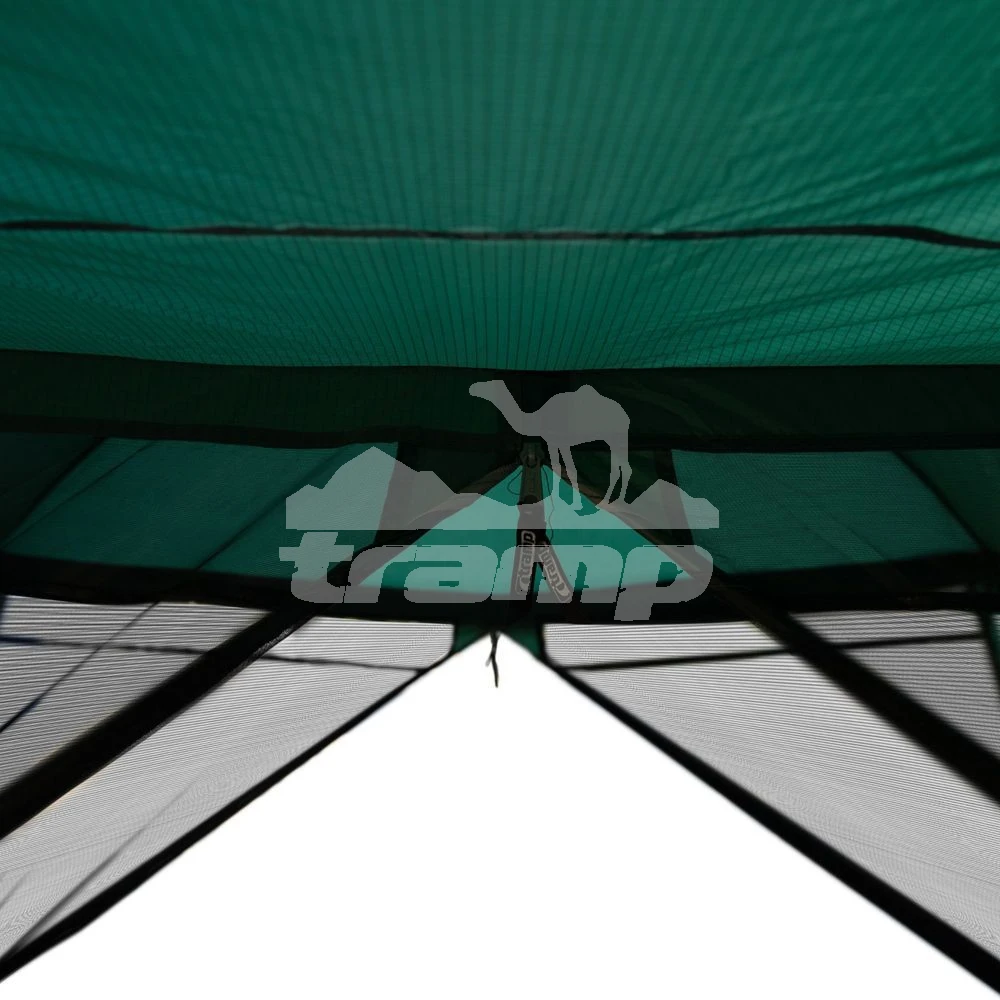 Шатрово-тентовая продукция Палатка-Шатер TRAMP Bungalow LUX Green 3х3х2.25 м (V2)