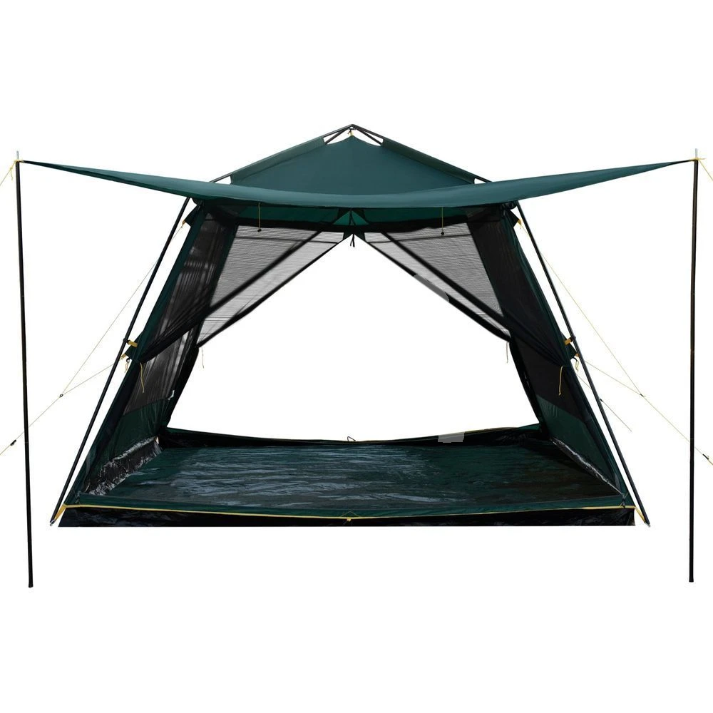 Шатрово-тентовая продукция Палатка-Шатер TRAMP Bungalow LUX Green 3х3х2.25 м (V2)