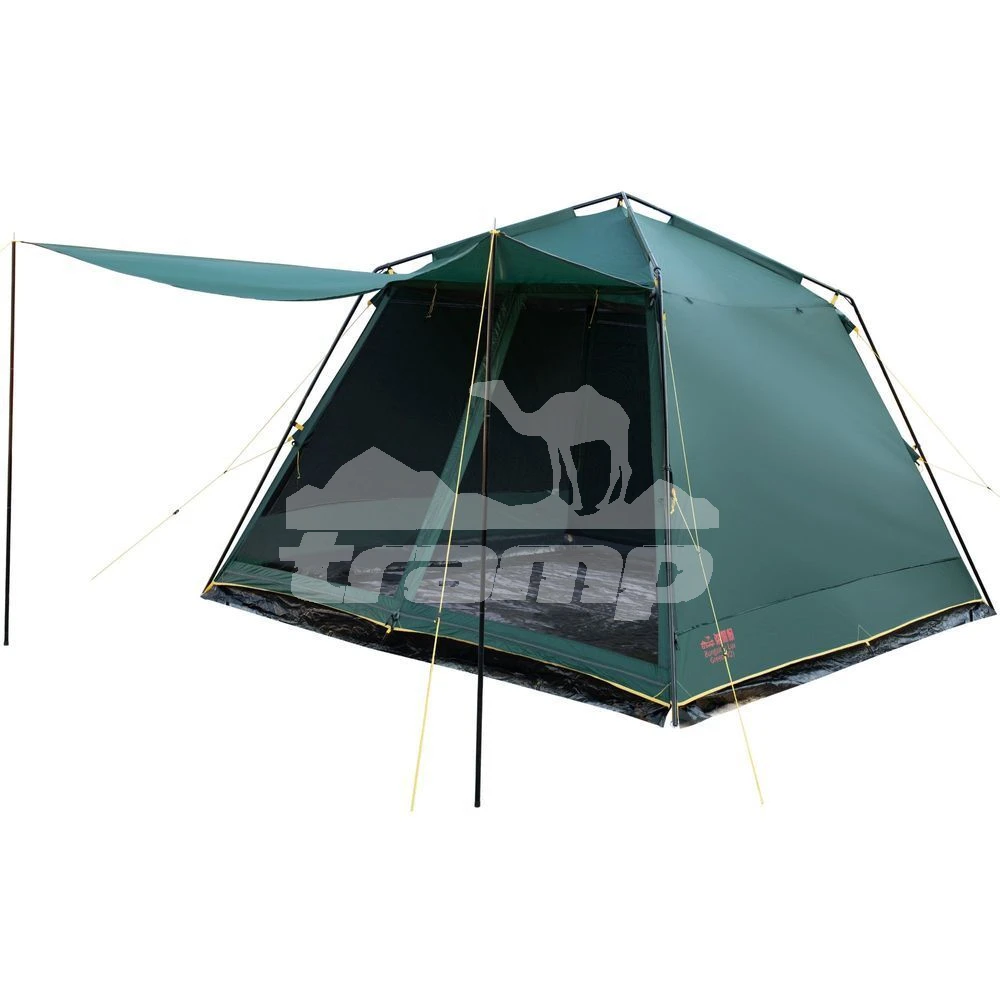 Шатрово-тентовая продукция Палатка-Шатер TRAMP Bungalow LUX Green 3х3х2.25 м (V2)