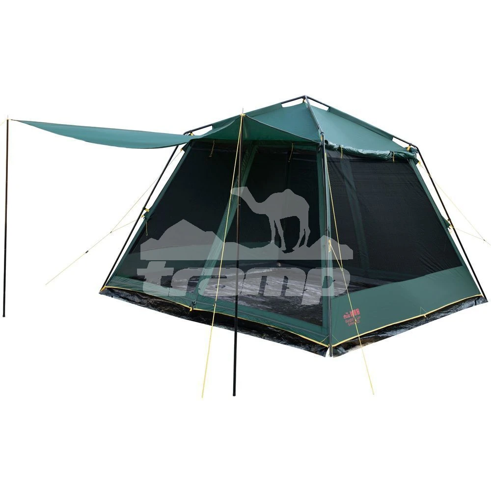 Шатрово-тентовая продукция Палатка-Шатер TRAMP Bungalow LUX Green 3х3х2.25 м (V2)