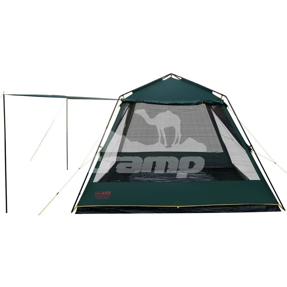 Шатрово-тентовая продукция Палатка-Шатер TRAMP Bungalow LUX Green 3х3х2.25 м (V2)