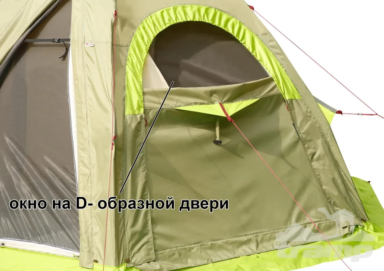 Палатки Всесезонная Универсальная палатка Лотос 5У Шторм (360х320/205 см)