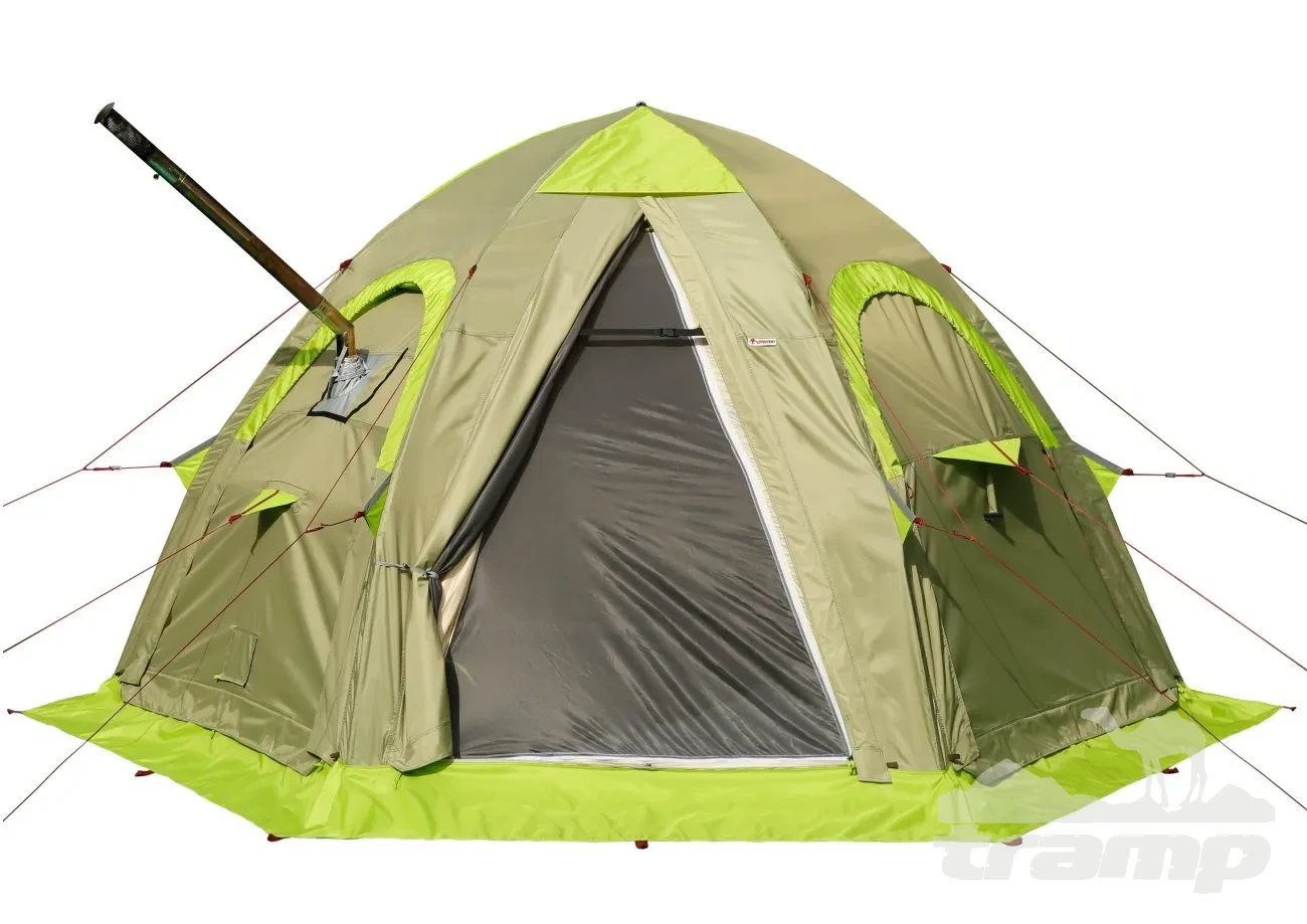 Палатки Всесезонная Универсальная палатка Лотос 5У Шторм (360х320/205 см)