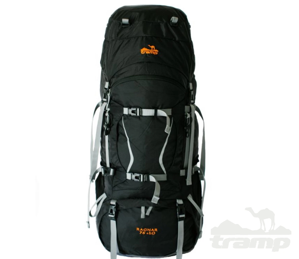 Рюкзаки Рюкзак туристический Tramp Ragnar 75+10 л (черный)